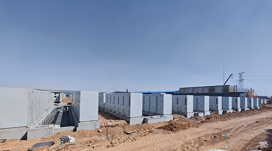 宁夏太阳山泉眼50MW/100MWh液冷一体柜储能项目