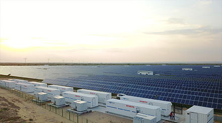 国内首个5MW/10MWh，35kV大型地面弃光储能电站（2016）